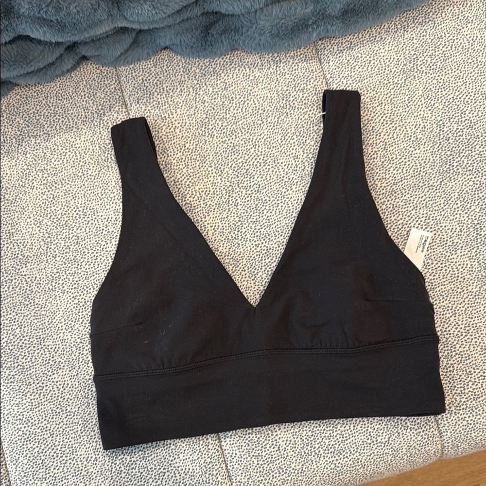 Lululemon Athletica Black V-Neck Bra